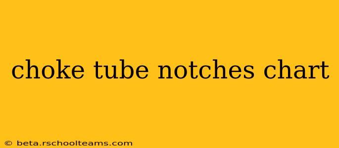 choke tube notches chart