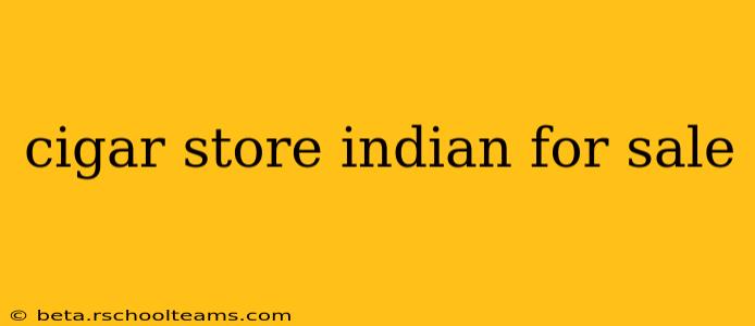 cigar store indian for sale