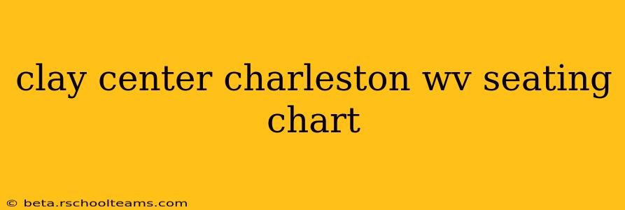clay center charleston wv seating chart