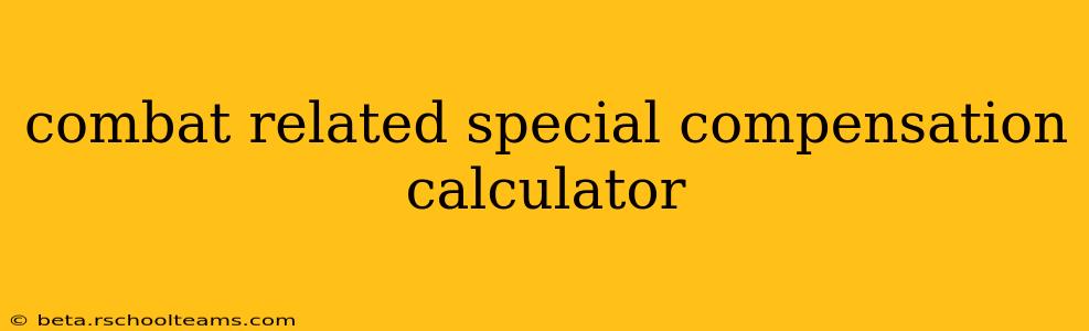 combat related special compensation calculator