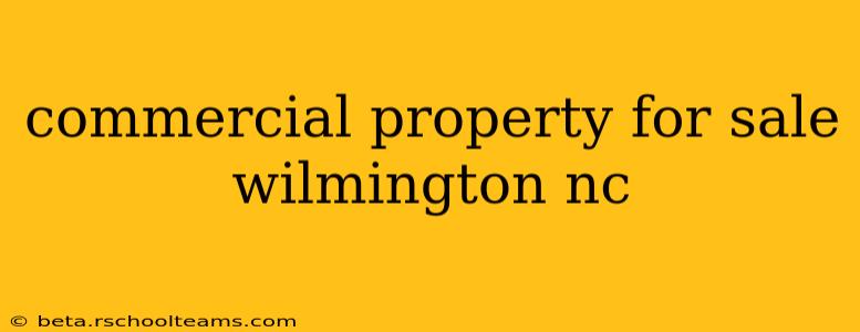 commercial property for sale wilmington nc