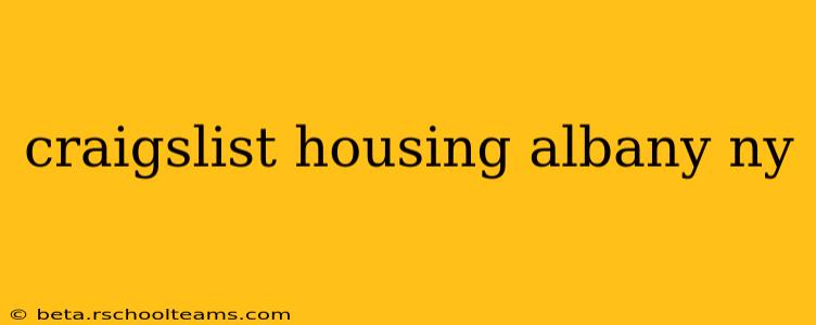 craigslist housing albany ny