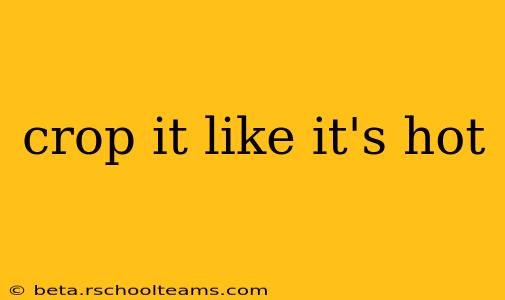 crop it like it's hot