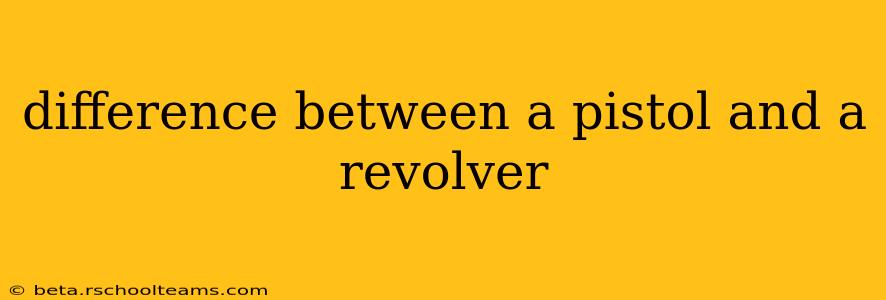 difference between a pistol and a revolver