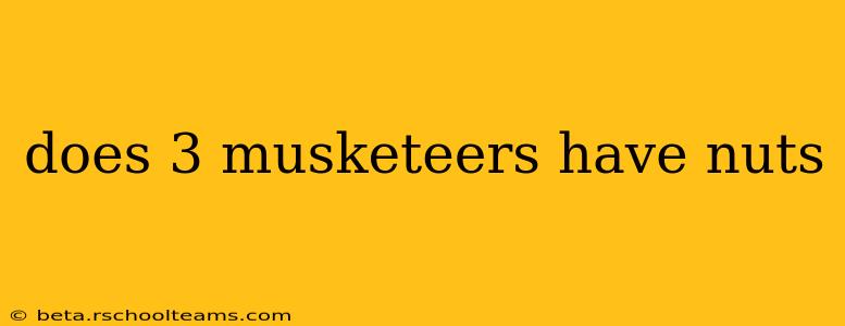 does 3 musketeers have nuts