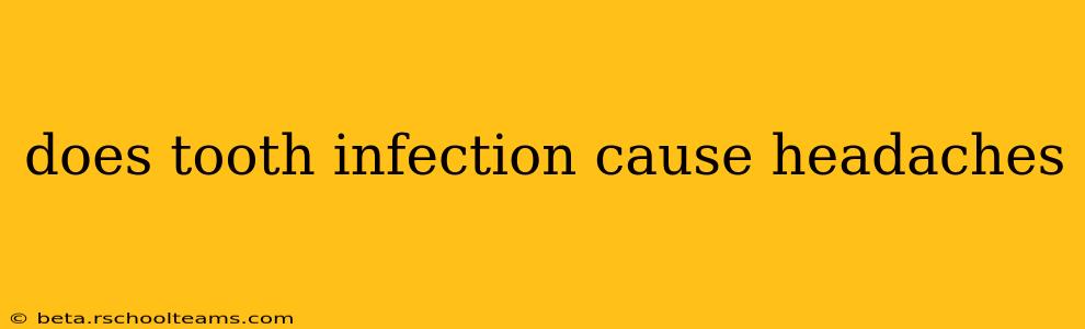 does tooth infection cause headaches