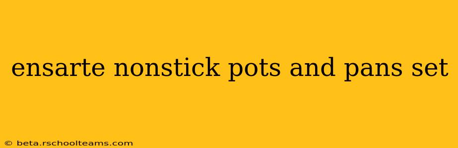 ensarte nonstick pots and pans set