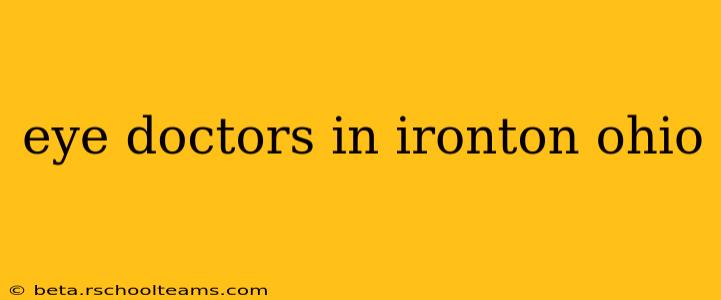 eye doctors in ironton ohio