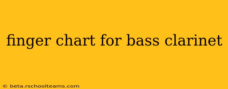 finger chart for bass clarinet