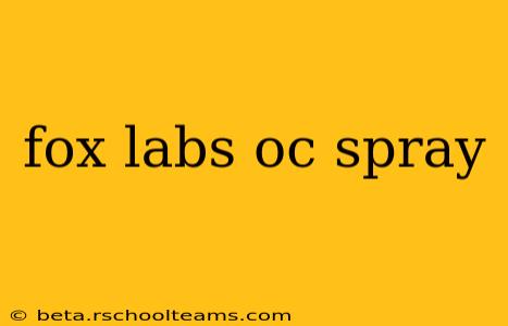 fox labs oc spray