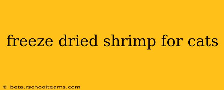 freeze dried shrimp for cats