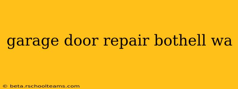 garage door repair bothell wa