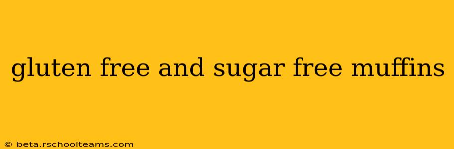 gluten free and sugar free muffins