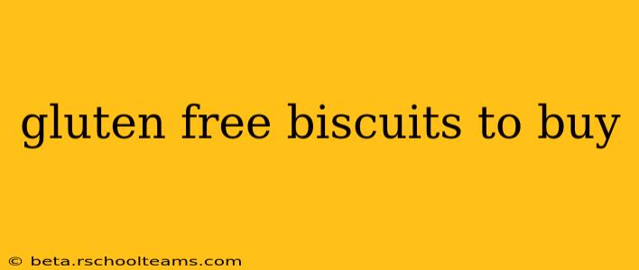 gluten free biscuits to buy