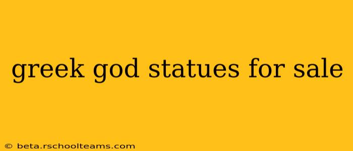 greek god statues for sale