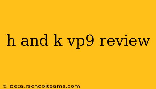 h and k vp9 review