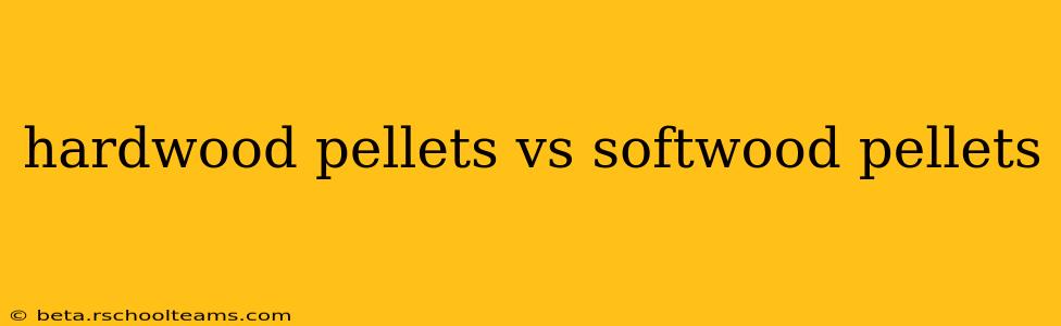 hardwood pellets vs softwood pellets