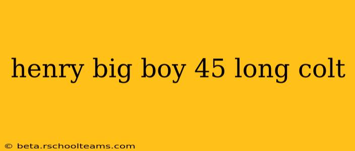 henry big boy 45 long colt