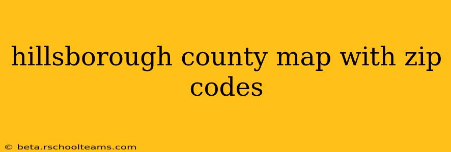 hillsborough county map with zip codes