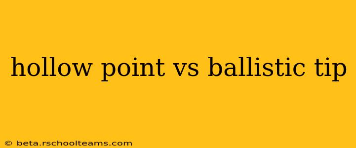 hollow point vs ballistic tip