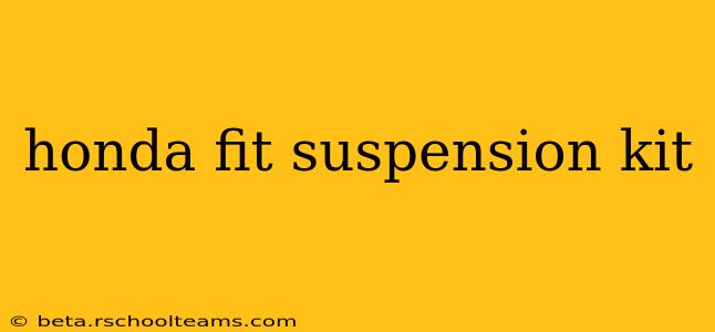 honda fit suspension kit