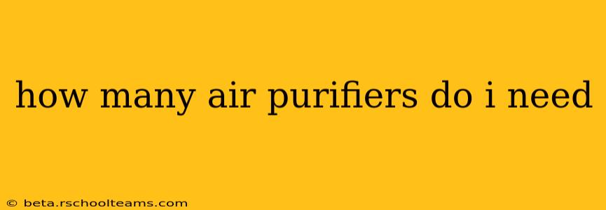 how many air purifiers do i need