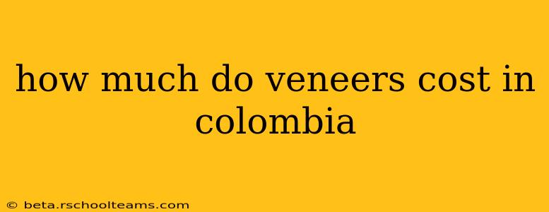 how much do veneers cost in colombia