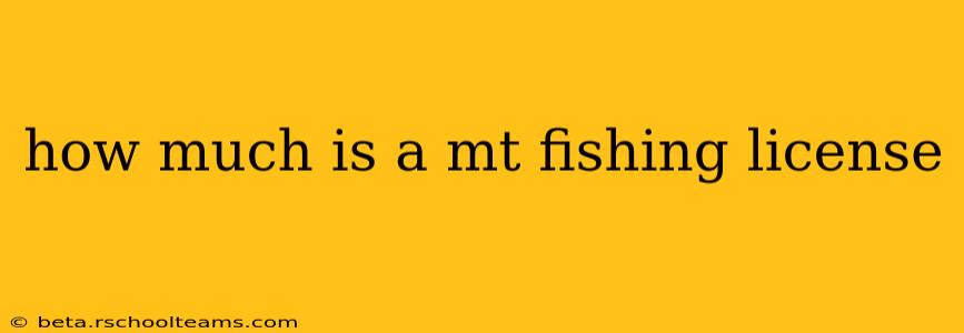 how much is a mt fishing license