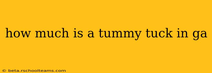 how much is a tummy tuck in ga
