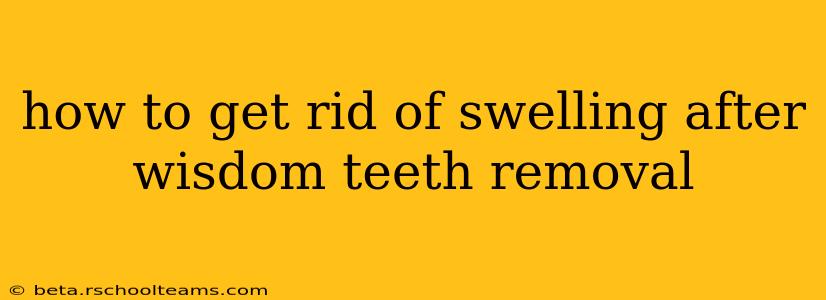 how to get rid of swelling after wisdom teeth removal