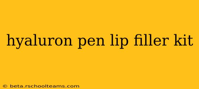 hyaluron pen lip filler kit