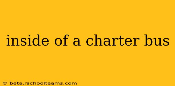 inside of a charter bus