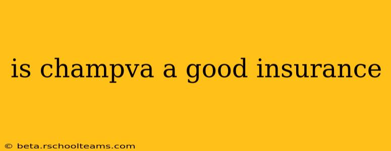 is champva a good insurance