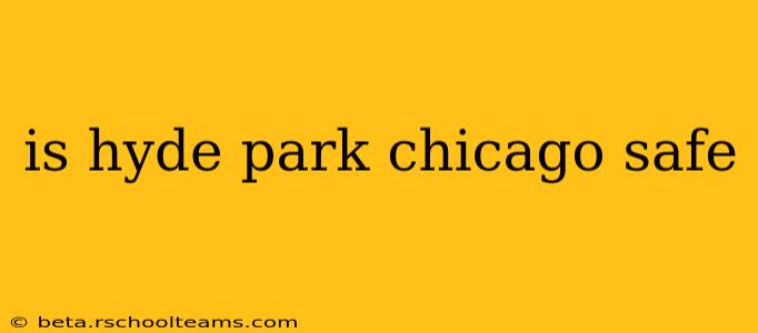 is hyde park chicago safe