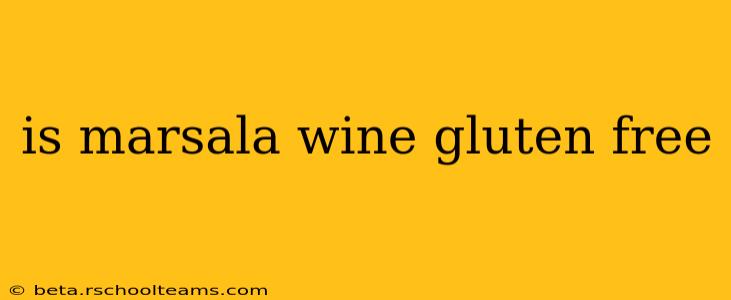is marsala wine gluten free