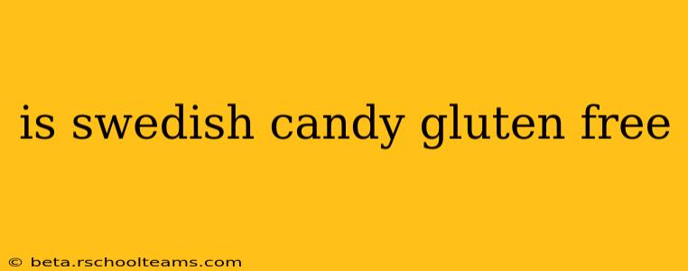 is swedish candy gluten free