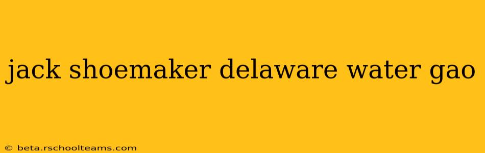 jack shoemaker delaware water gao