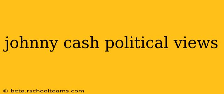 johnny cash political views