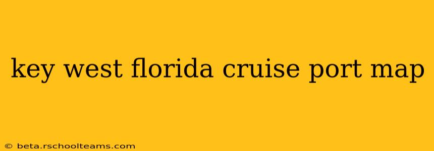 key west florida cruise port map