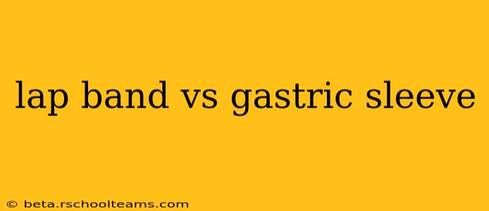 lap band vs gastric sleeve
