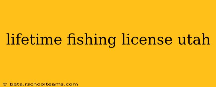 lifetime fishing license utah