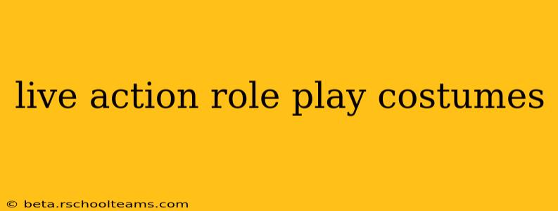 live action role play costumes