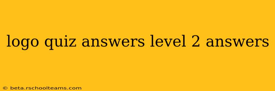 logo quiz answers level 2 answers