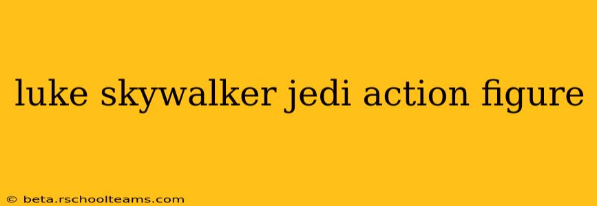 luke skywalker jedi action figure