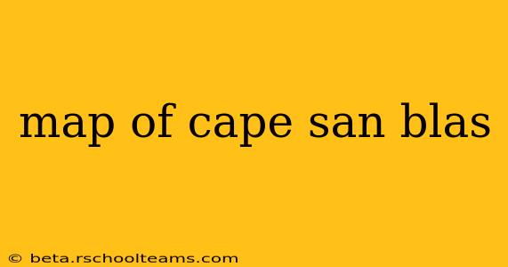 map of cape san blas