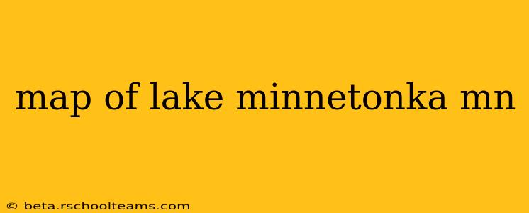 map of lake minnetonka mn