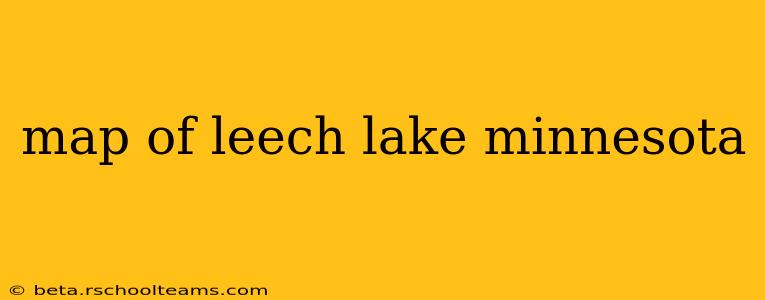 map of leech lake minnesota