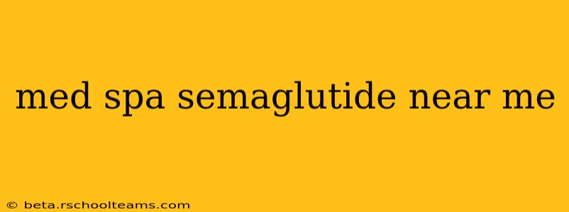 med spa semaglutide near me