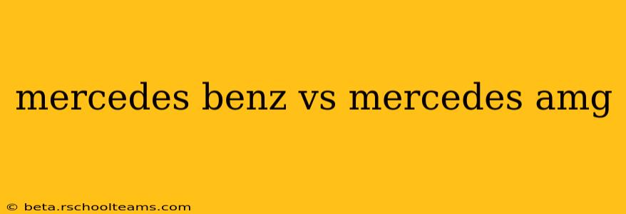 mercedes benz vs mercedes amg