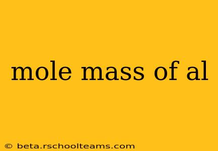 mole mass of al